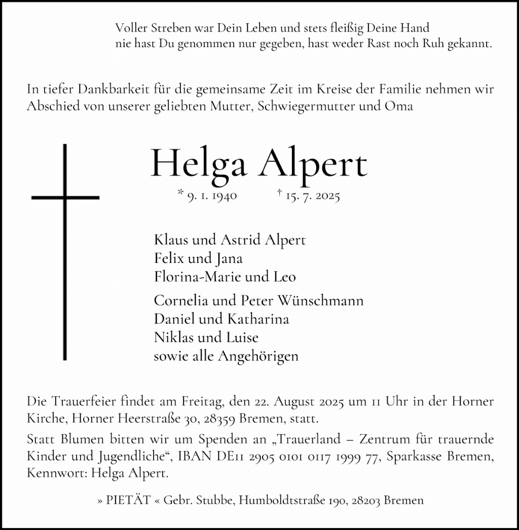 Helga Alpert