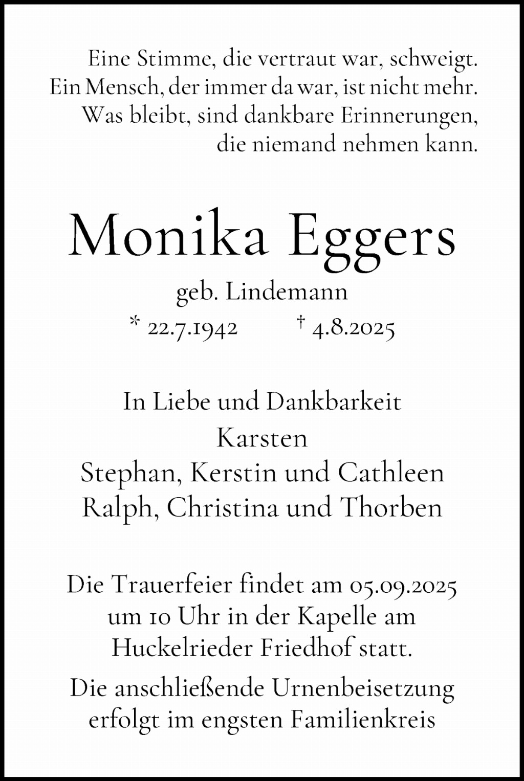 Monika Eggers