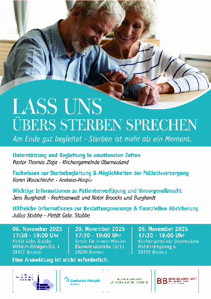 Veranstaltungshinweis: Lass uns übers Sterben sprechen